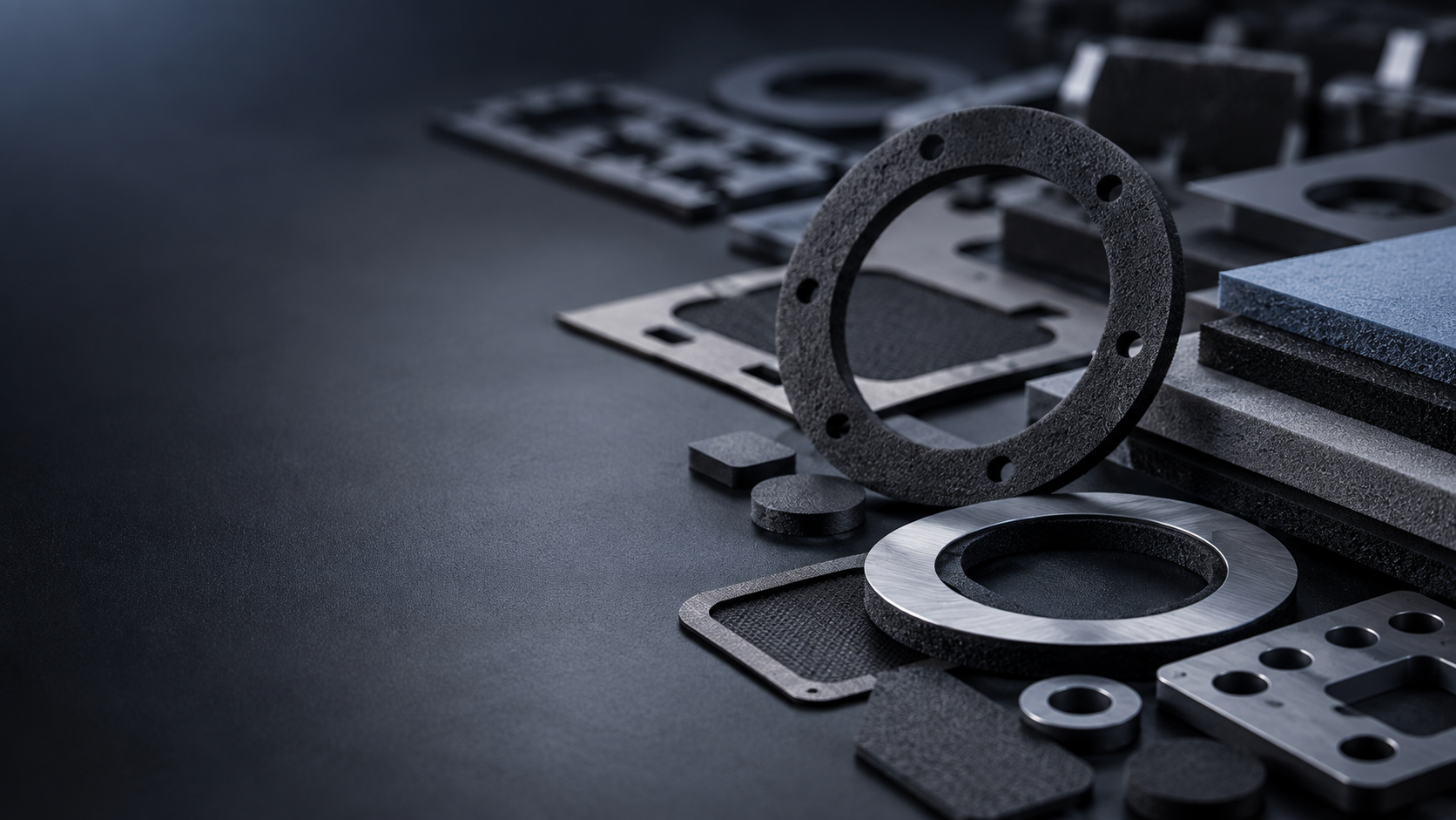 Precision die-cut foam, sealing and insulation components